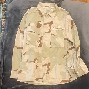 Men's Camouflage Button Down Shirt